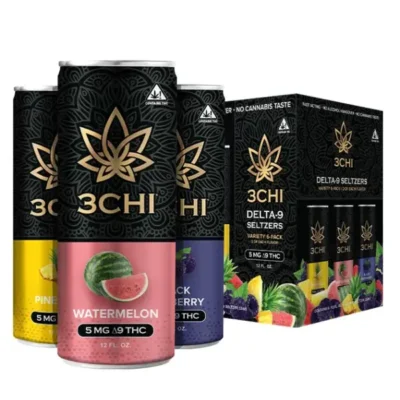 3 Chi Delta 9 THC Seltzers -5mg