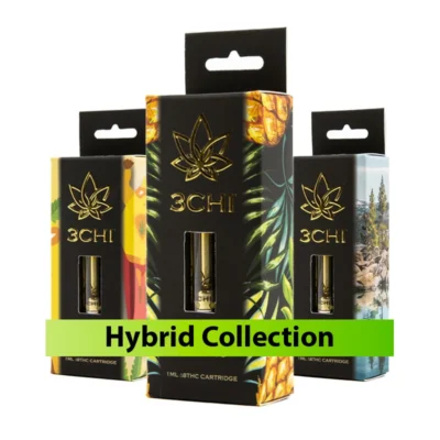 3CHI Delta 8 THC Vape Carts – Hybrid Collection