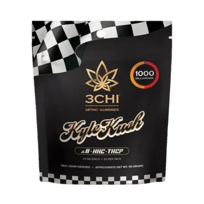 3CHI Kyle Kush Delta 8 THC + HHC + THCP Gummies