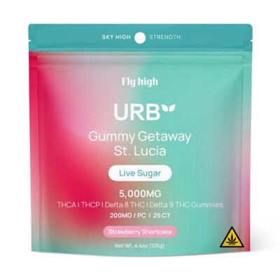 Urb THCA Live Sugar Gummies – 5000mg
