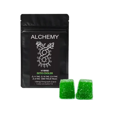Alchemy Turbo Amplified THC Gummies – 2pack 150mg