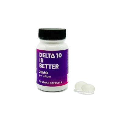 CBD is Better – Delta 10 is Better Vegan Softgels
