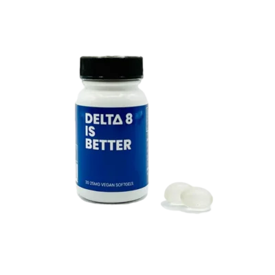 CBD is Better – Delta 8 is Better Vegan Softgels