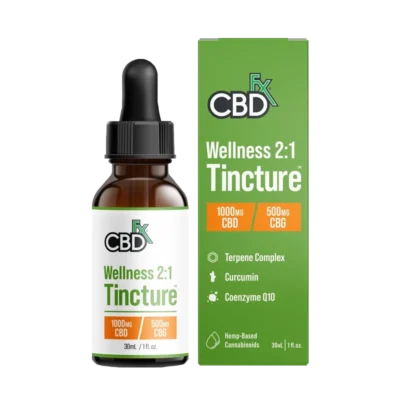 CBDfx 2:1 CBD + CBG Oil Wellness Tincture
