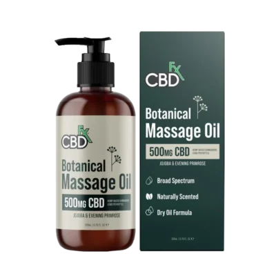 CBDfx CBD Botanical Massage Oil – 500mg
