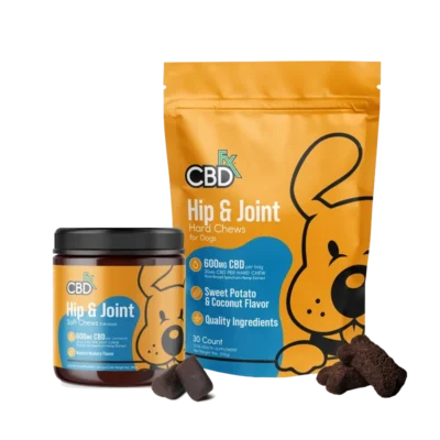 CBDfx CBD Dog Treats: Hip & Joint Chews 600mg