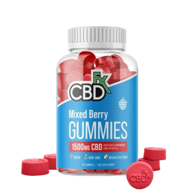 CBDfx CBD Gummies – Mixed Berry 1500mg