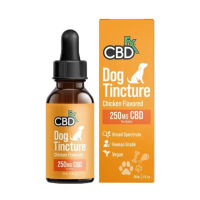 CBDfx CBD Oil For Dogs – Chicken Flavored