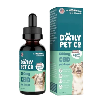 Daily Pet Co CBD Pet Drops for Dogs – Bacon Flavored