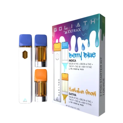 Goliath-: Delta-8 THC, Delta-6 THC, HXY11-THC, THC-P, THC-B, Live Resin