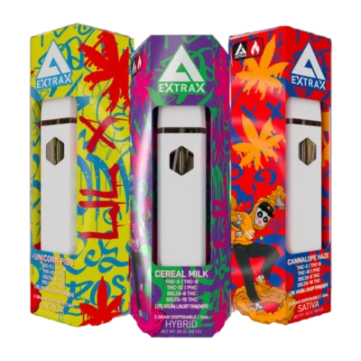 Delta Extrax THC-X, THC-B & PHC Disposables – 3g