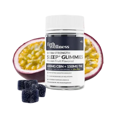 Erth Wellness CBN + THC Live Resin Sleep+ Gummies