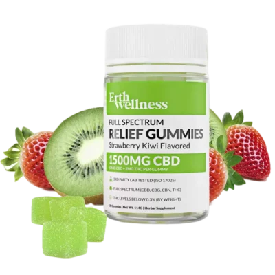 Erth Wellness Full Spectrum CBD & THC Relief Gummies