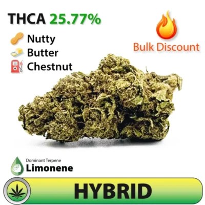 Frosted Brands Peanut Butter Breath Hybrid THCA Flower