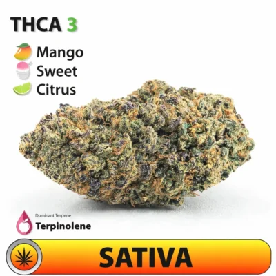 Frosted Brands Sour Diesel Sativa THCA Flower