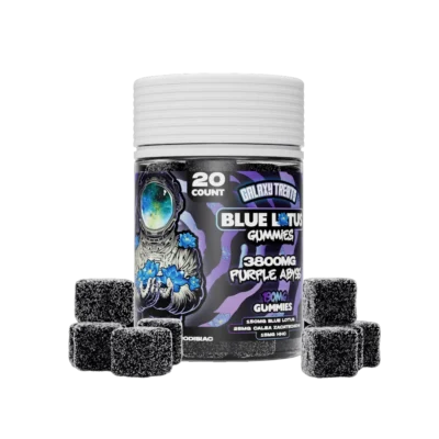 Galaxy Treats Blue Lotus Gummies with HHC