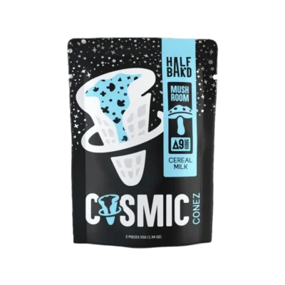 HALF BAK’D Delta 9 THC + Mushroom Cosmic Conez