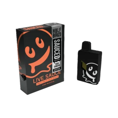 HALF BAK’D Sauce’d Live Resin Disposable – 4g