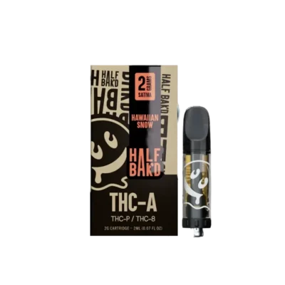 HALF BAK’D THC-A + THC-P + Delta 8 THC Cartridge