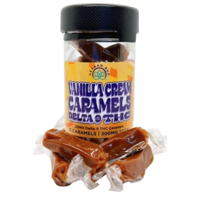 Herban Bud 300mg Delta 9 THC Caramel Taffy