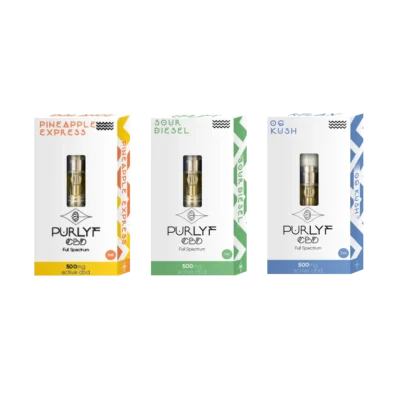 HiXotic Purlyf Full Spectrum CBD Carts – 500mg
