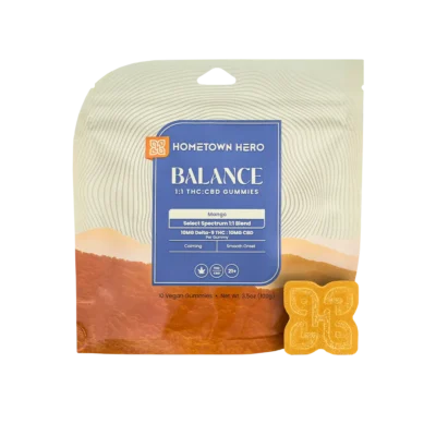 Hometown Hero Balance THC:CBD Gummies