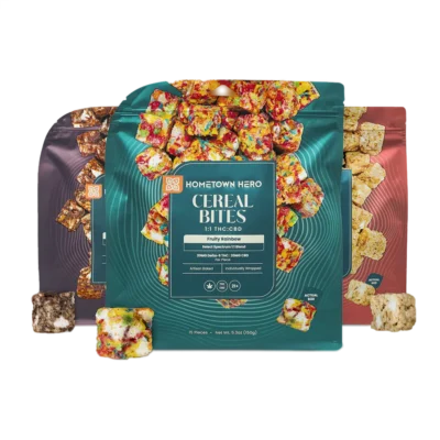 Hometown Hero Cereal Bites – Delta 9 THC:CBD