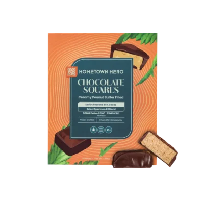 Hometown Hero Peanut Butter Chocolate Squares