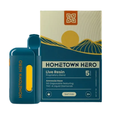 Hometown Hero THC-A Liquid Diamonds Vape – 5g