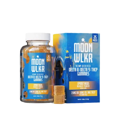 MoonWlkr Delta 8 THC + Delta 9 THC + THC-P Gummies