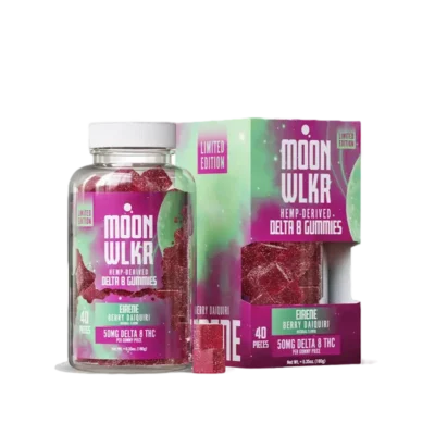 MoonWlkr Delta 8 THC Gummies – Eirene – Berry Daiquiri – 2000mg
