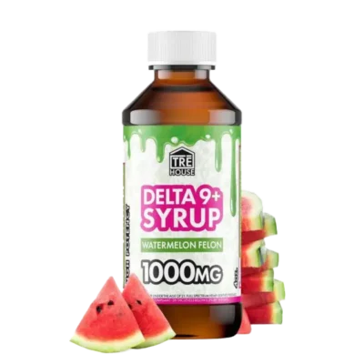 TRE House Delta 8 + Delta 9 THC Syrup – 1000mg
