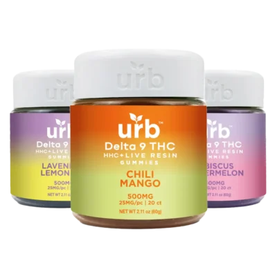 Urb Delta 9 THC + HHC + Live Resin Gummies