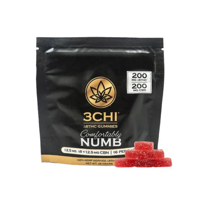 3CHI Comfortably Numb Delta 8 THC:CBN Gummies