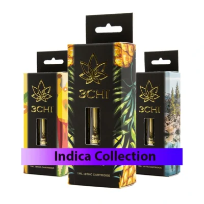 3CHI Delta 8 THC Vape Carts – Indica Collection