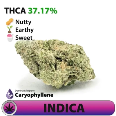 Frosted Brands Animal Cookies Indica – 37.17% THCA Flower