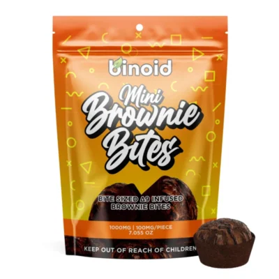 Binoid Delta-9 THC Mini Brownie Bites – 50mg Each