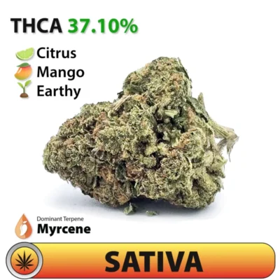 Frosted Brands Green Crack THCA Flower – 37% THCA