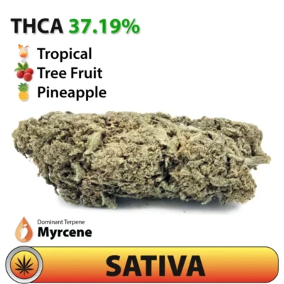 Frosted Brands Hawaiian Snow THCA Flower – 37.19% THCA