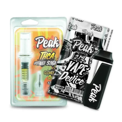 Peak – THCA 1 Gram Distillate Syringe with 2ml Disposable Vape Device