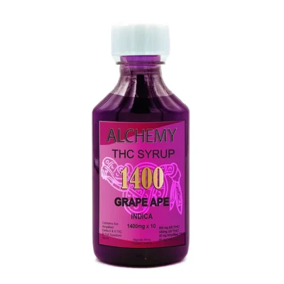 Alchemy THC Syrup – 1400mg Grape Ape