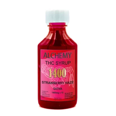 Alchemy THC Syrup – 1400mg Strawberry Haze