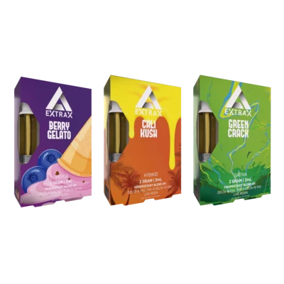 Delta Extrax Delta 8 THC, THC-P & Delta 10 THC Cartridge – 2g