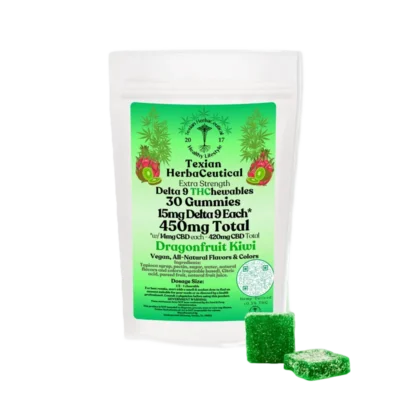 Texian HerbaCeutical Delta 9 THC Chewables – 15mg