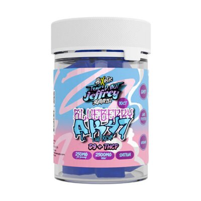 Hixotic Trap’d Out Jeffrey Delta-8 THC Gummies – 2500mg (10 Count)