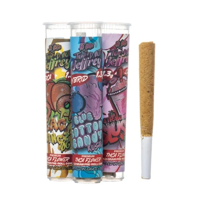 Hixotic Trap’d Out Jeffrey THCA + THCP Infused Pre-Rolls (1.3g Each)