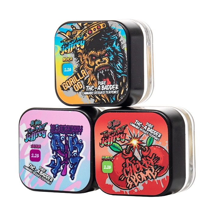 Trap’d Out Jeffrey Pure THCA Badder Dabs – 68–72% THCA Concentrate - Image 5