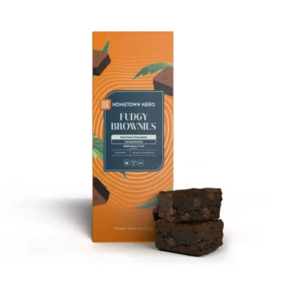 Hometown Hero Fudgy Delta-9 THC Brownies – 50mg Each