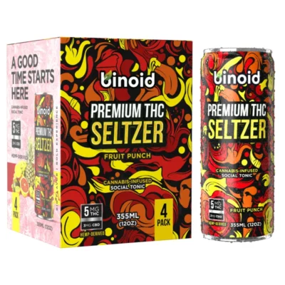 THC Seltzer – Good Vibes Cannabis Drink